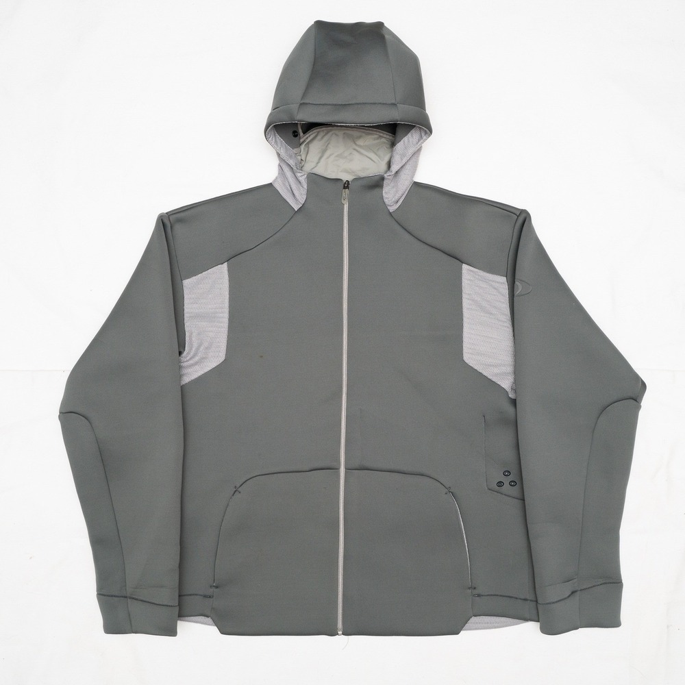 Vtg 2001 Salomon‎ Archive Advanced Skin Scuba Hoodie XL Gray Aero Gorpcore